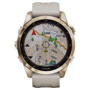Garmin fenix 7S Sapphire Solar Cream Gold