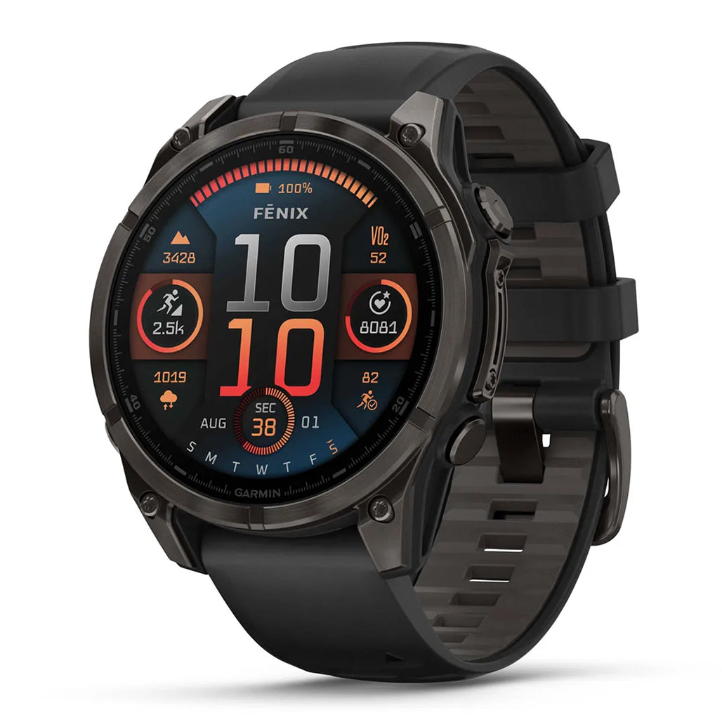 Garmin fenix 8 47mm AMOLED Sapphire Carbon Gray DLC Titanium