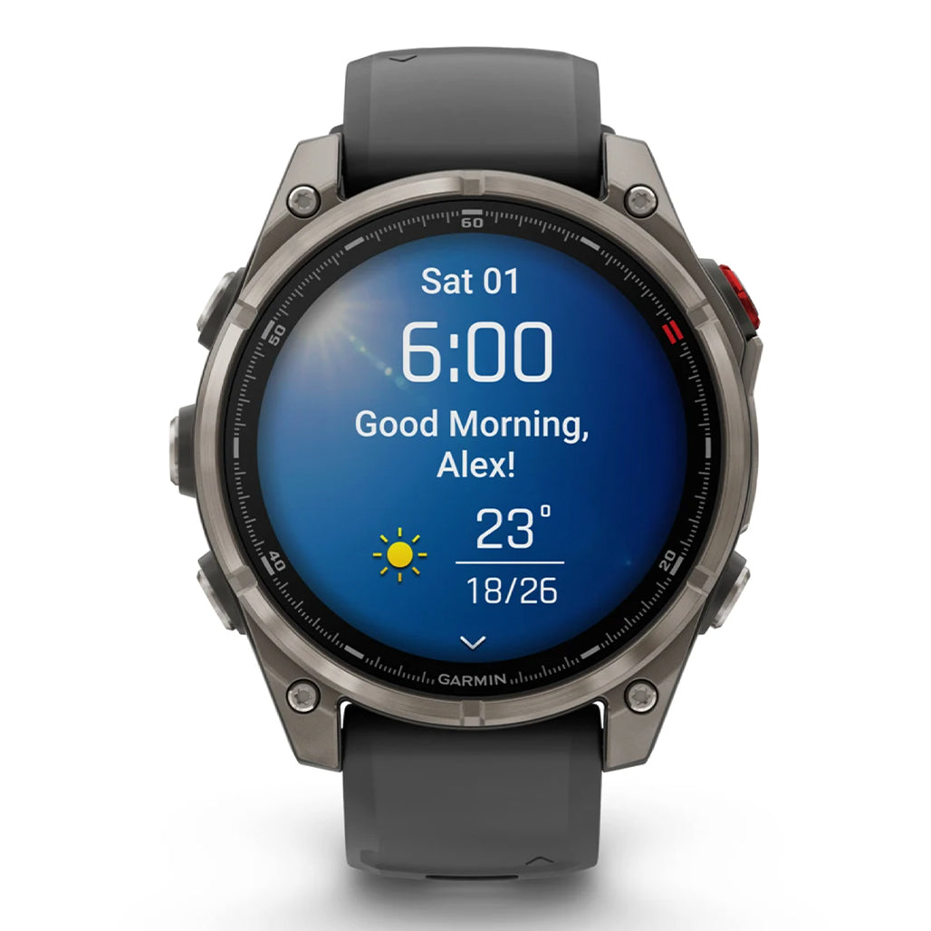 Garmin fenix 8 Pro 47mm AMOLED Smartwatch - Titanium Graphite