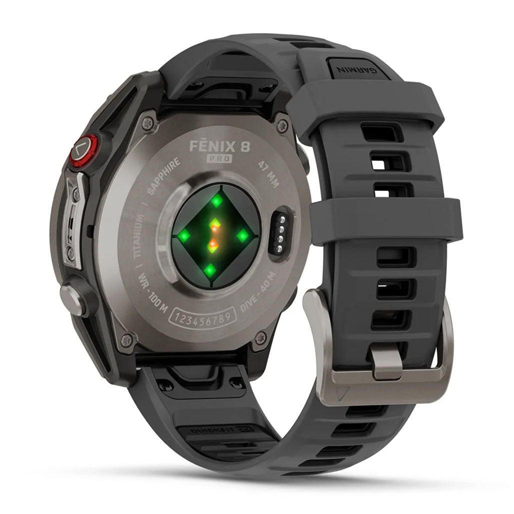 Garmin fenix 8 Pro 47mm AMOLED Smartwatch - Titanium Graphite