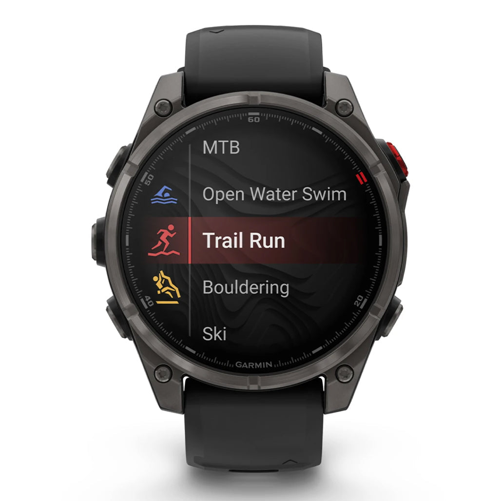 Garmin fenix 8 Pro 47mm AMOLED Smartwatch - Carbon Gray DLC Titanium