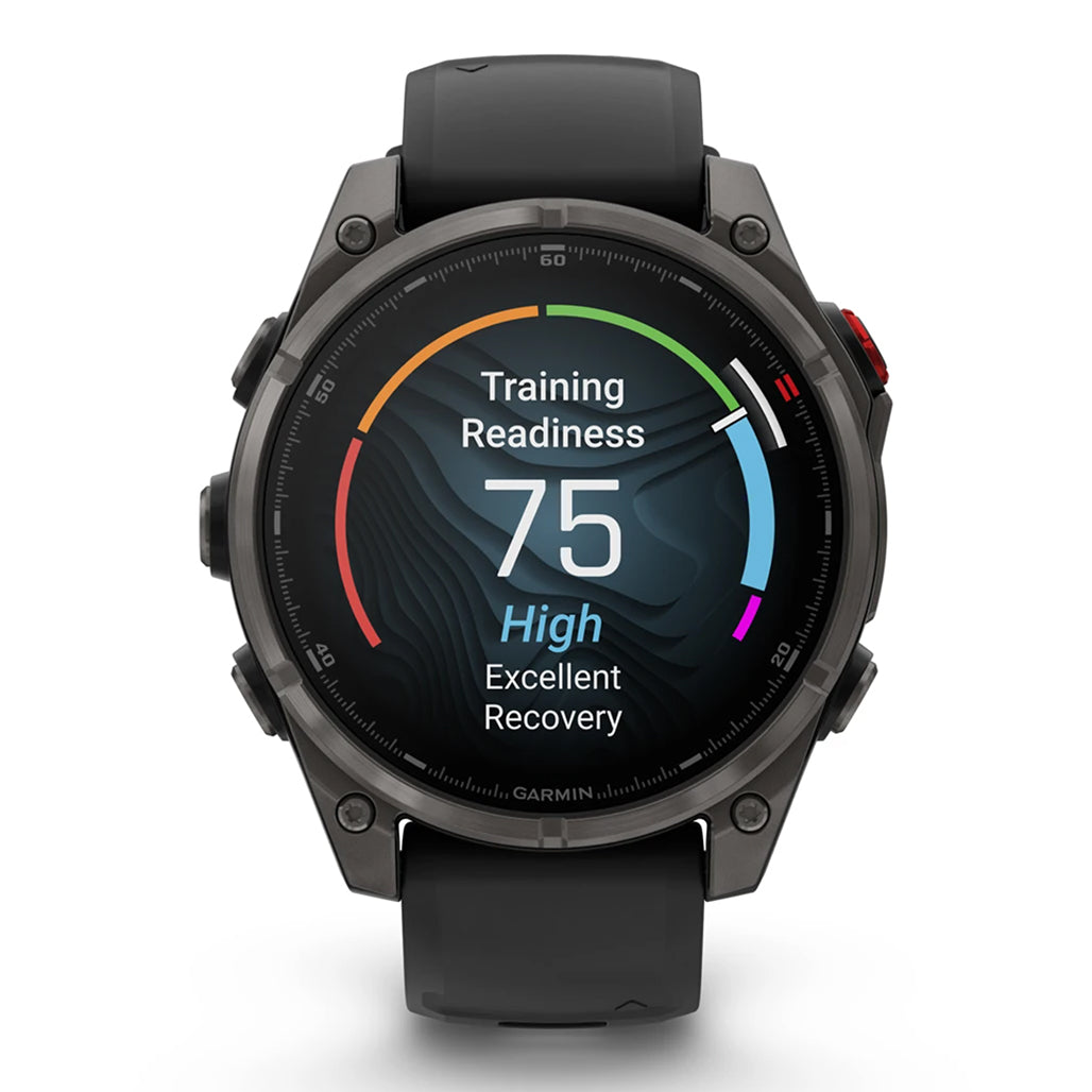 Garmin fenix 8 Pro 47mm AMOLED Smartwatch - Carbon Gray DLC Titanium