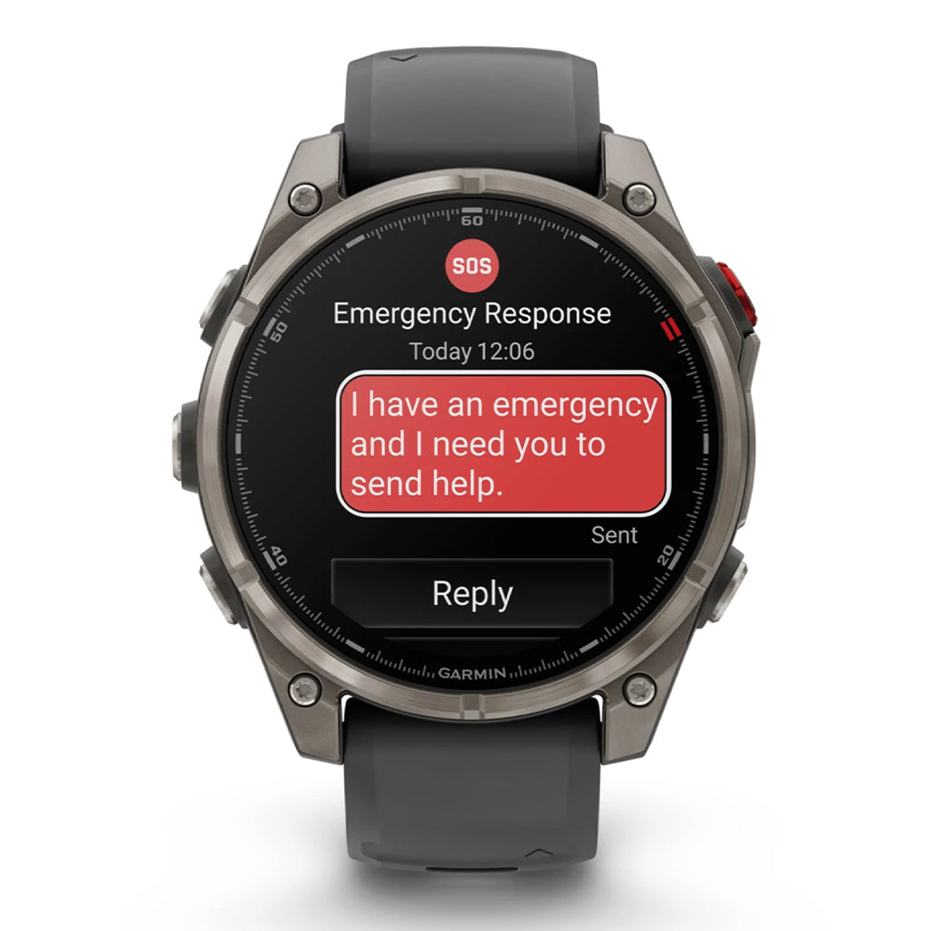 Garmin fenix 8 Pro 47mm AMOLED Smartwatch - Titanium Graphite