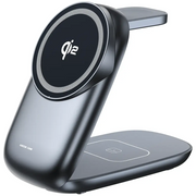 Green Lion 3 in 1 MagFold Wireless Charger - Gray