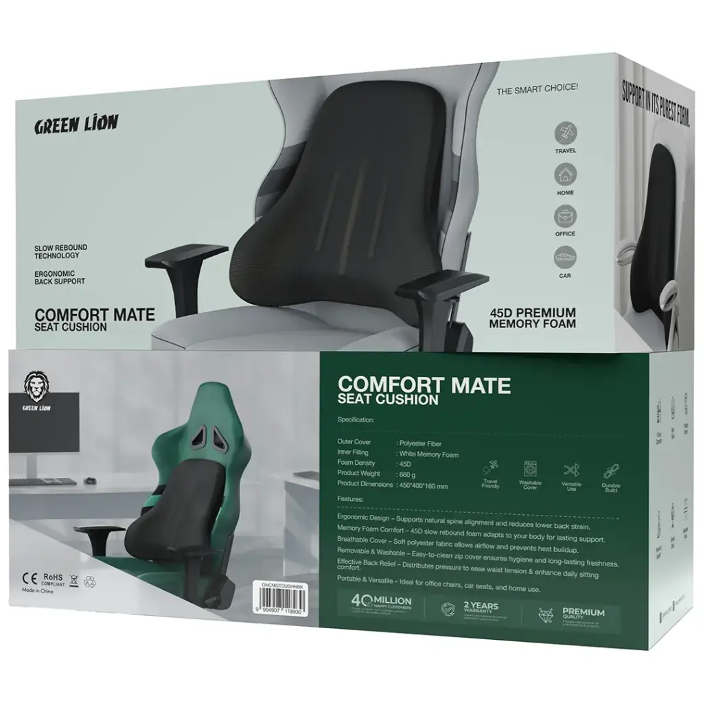 Green Lion Comfort Mate seat cushion details