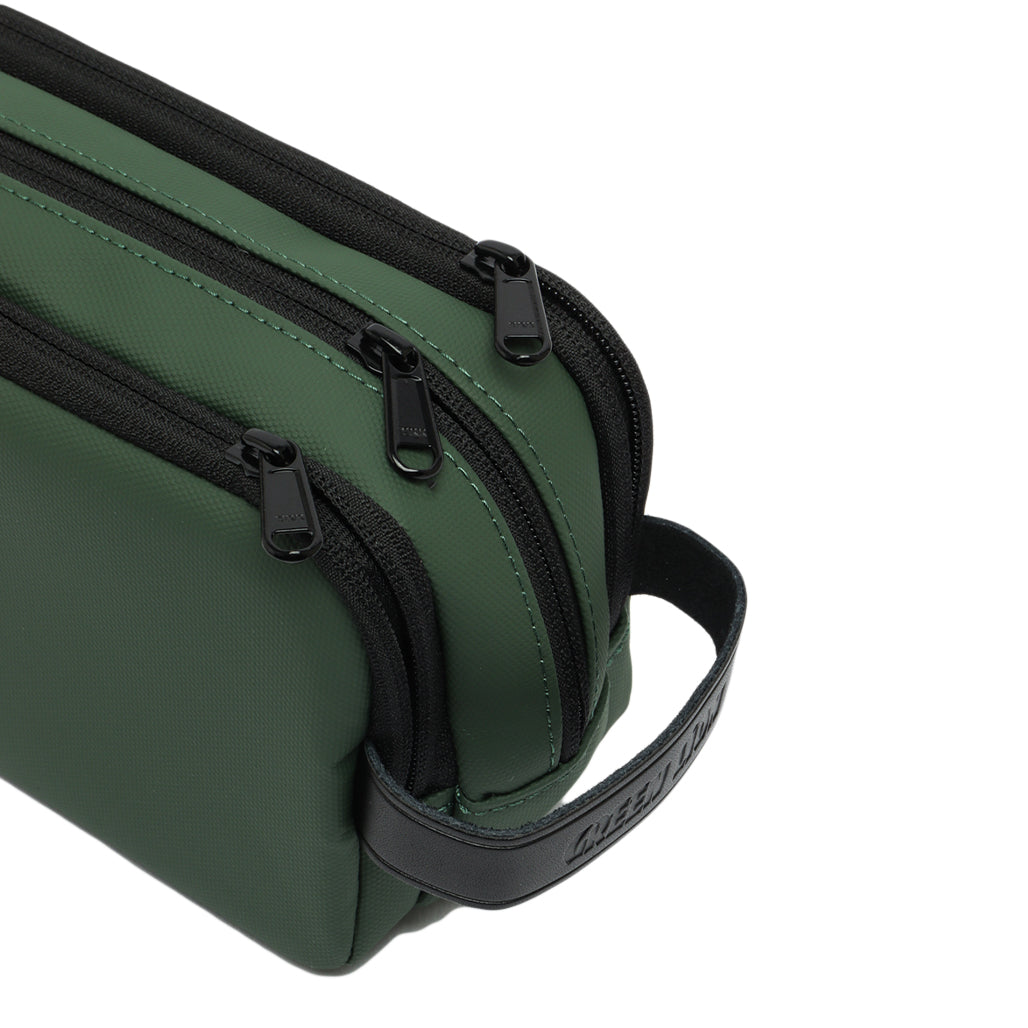 Green Lion Elegant Pouch in olive green