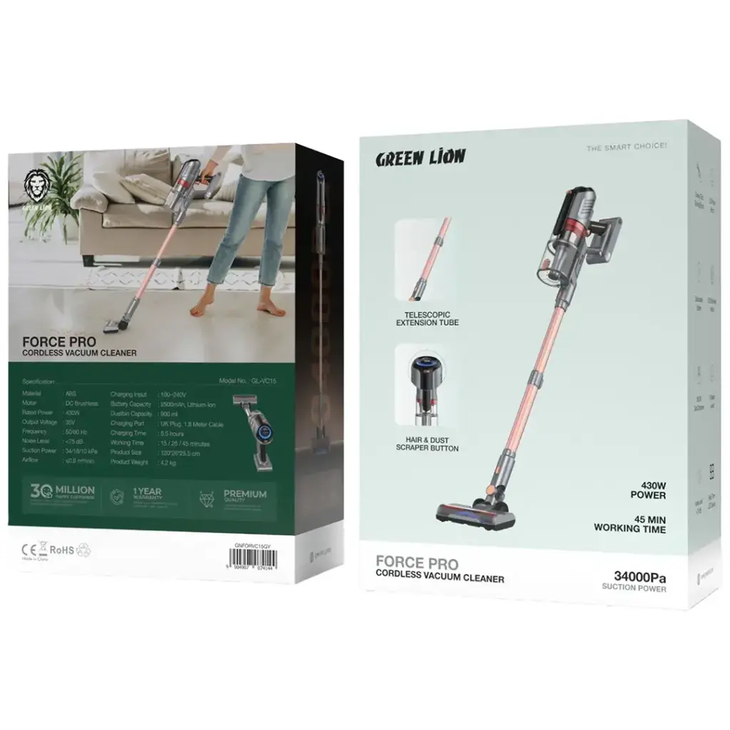 Green Lion Force Pro vacuum attachments