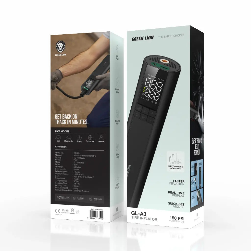 Green Lion GL-A3 tire inflator