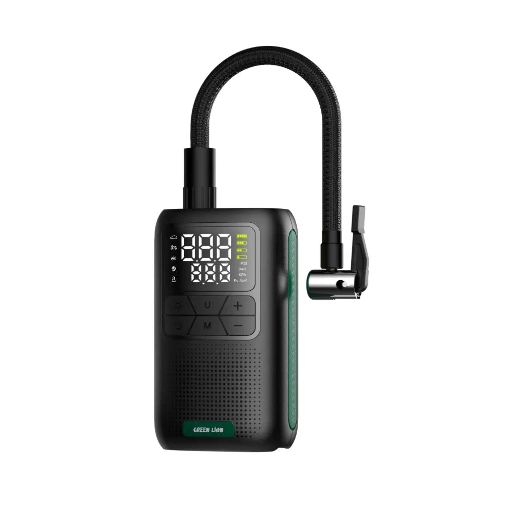 Green Lion GL-A4 tire inflator 150 PSI black