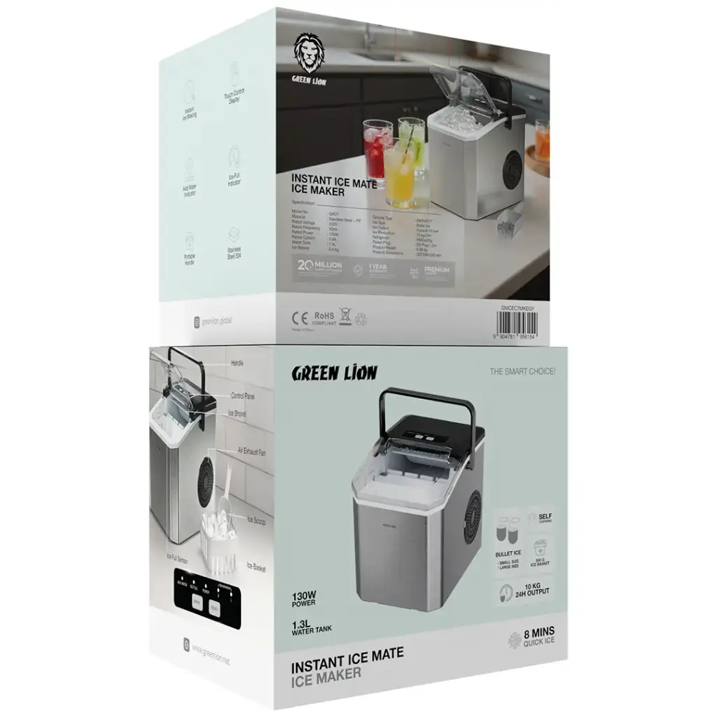 Green Lion Instant Ice Mate bullet ice maker