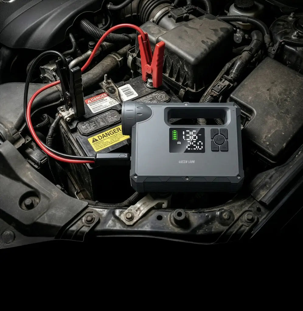 Green Lion JX-84 12V Jump Starter - Grey