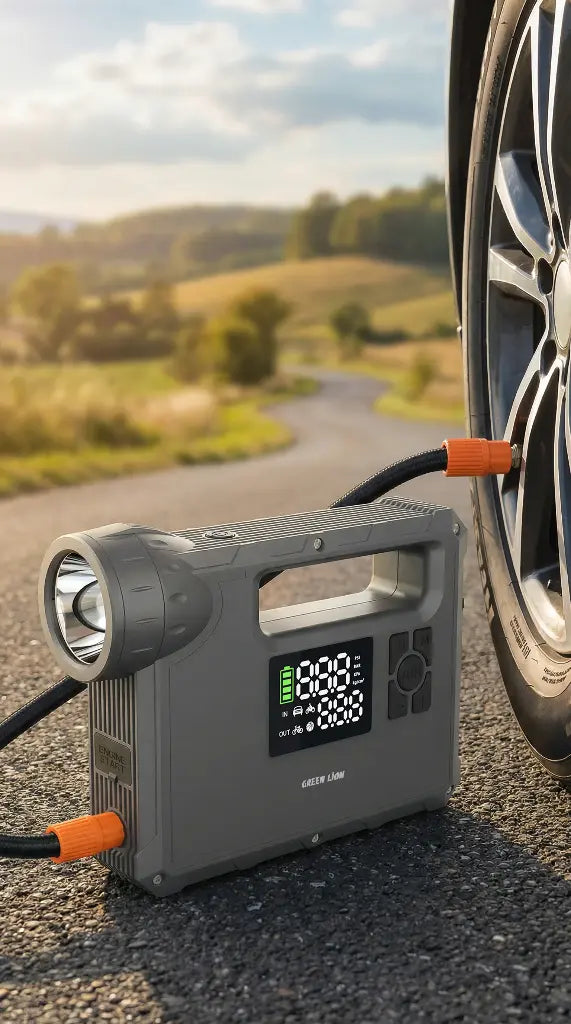Green Lion JX-84 12V Jump Starter - Grey