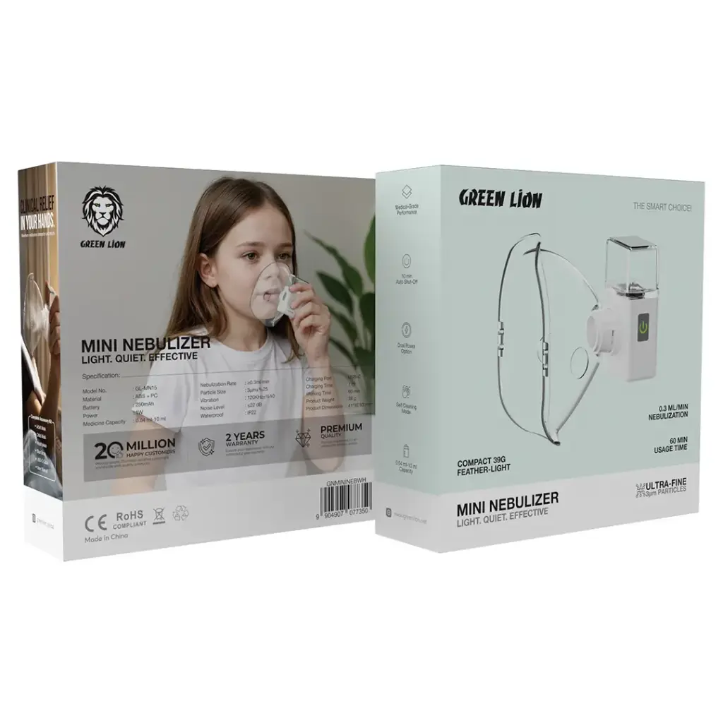 Green Lion mini nebulizer box