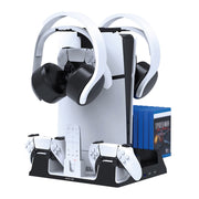 Green Lion PS5 Cooling Stand Charging Station white