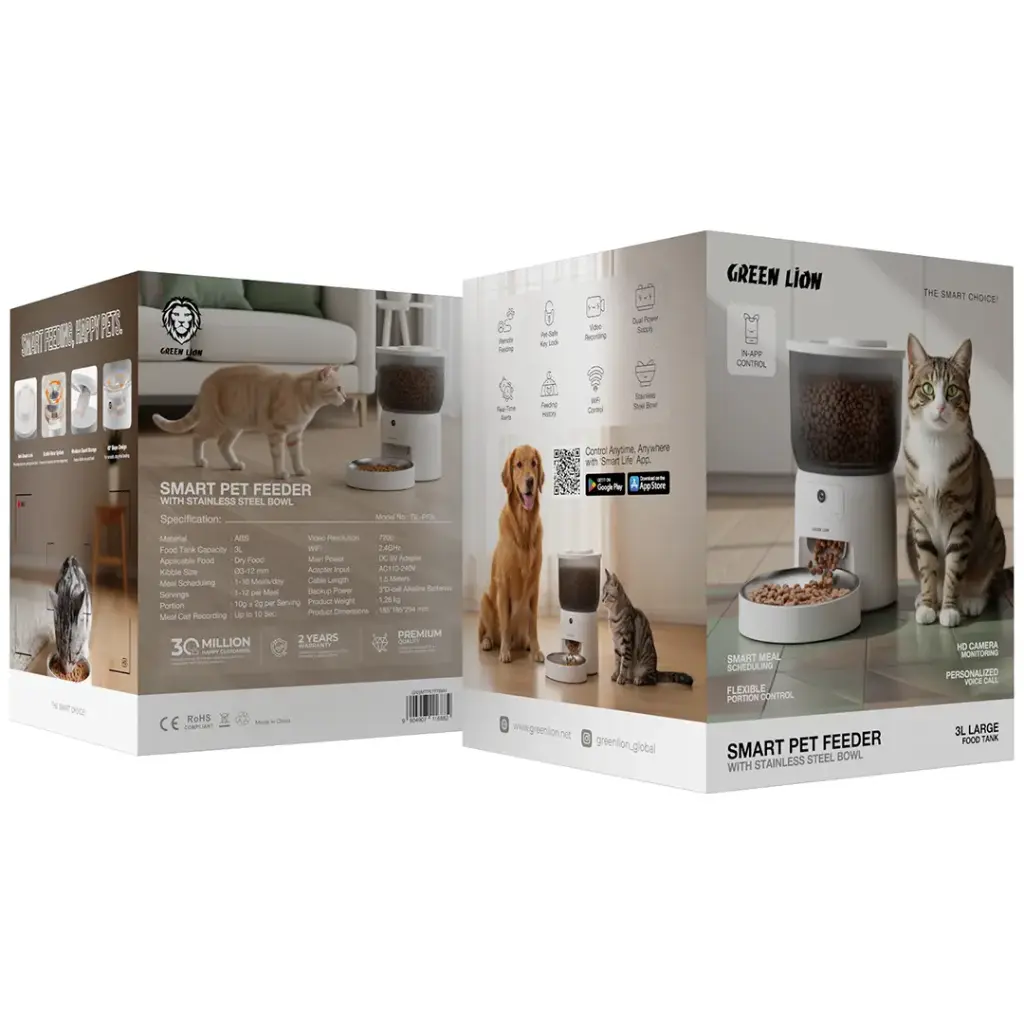 Green Lion smart pet feeder camera