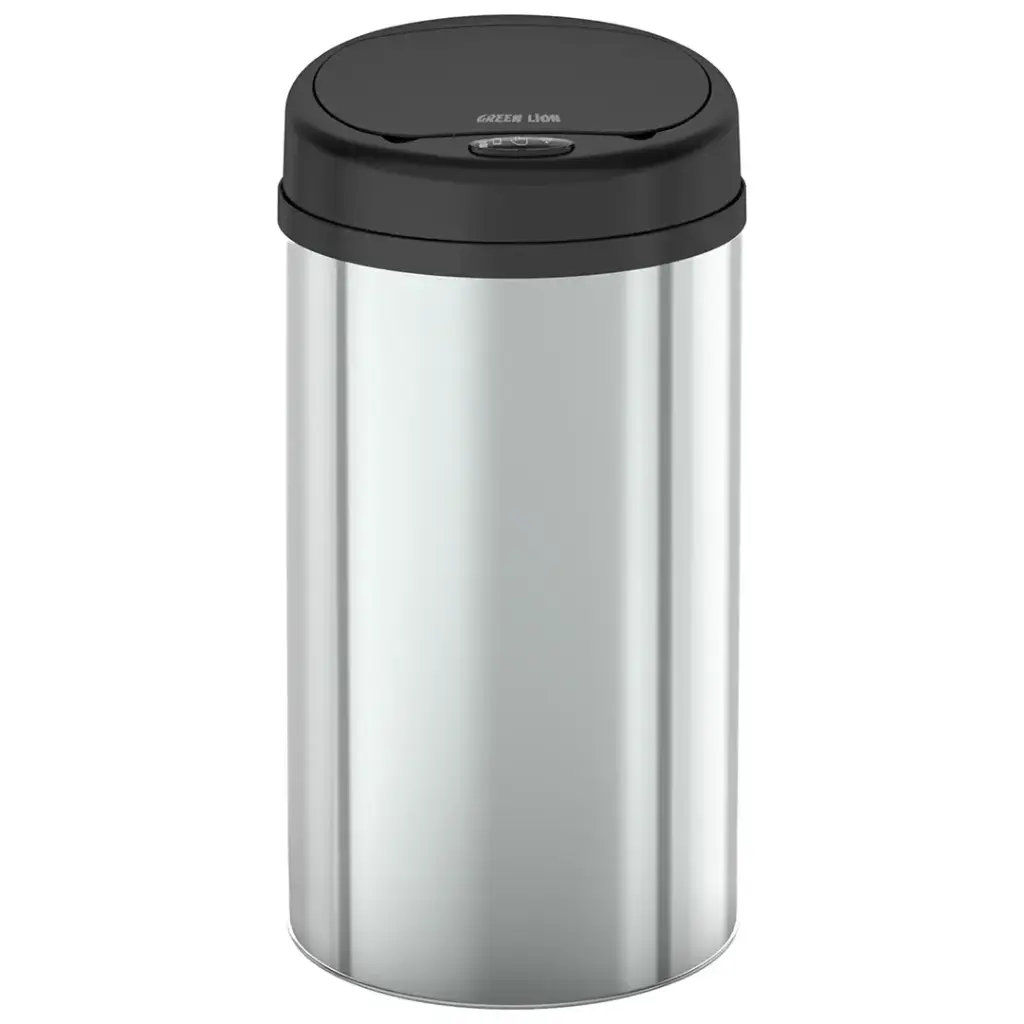 Green Lion smart trash bin open lid