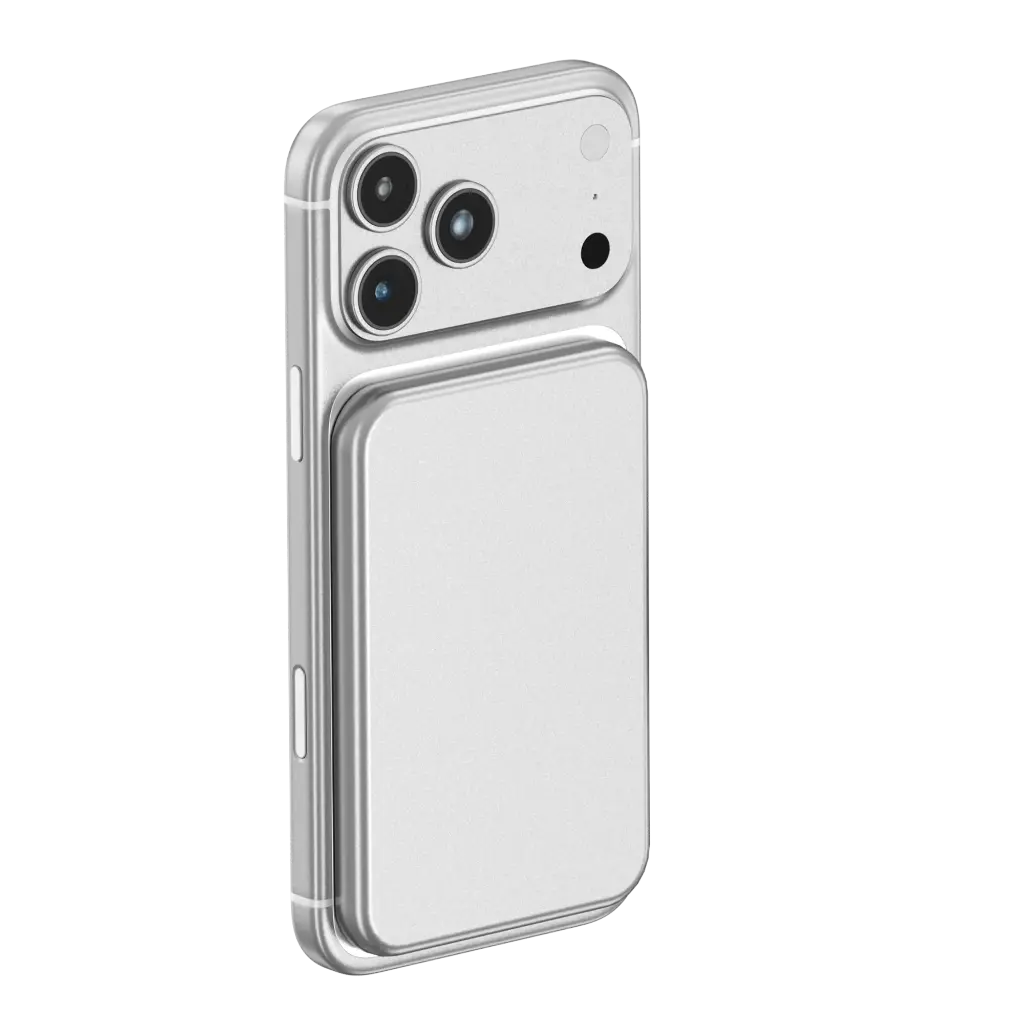 Green Lion Ultra Slim Mag Power Bank Silver