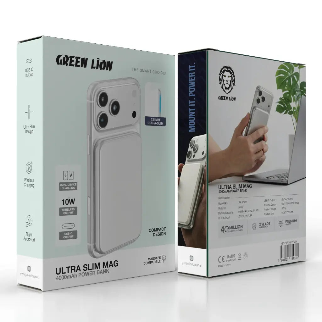 Green Lion Ultra Slim Mag Power Bank