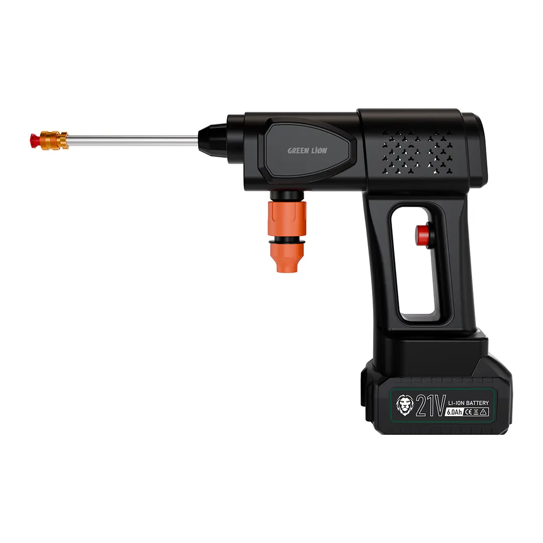 Green Lion 21V Cordless Pressure Wash Gun - Black (2)