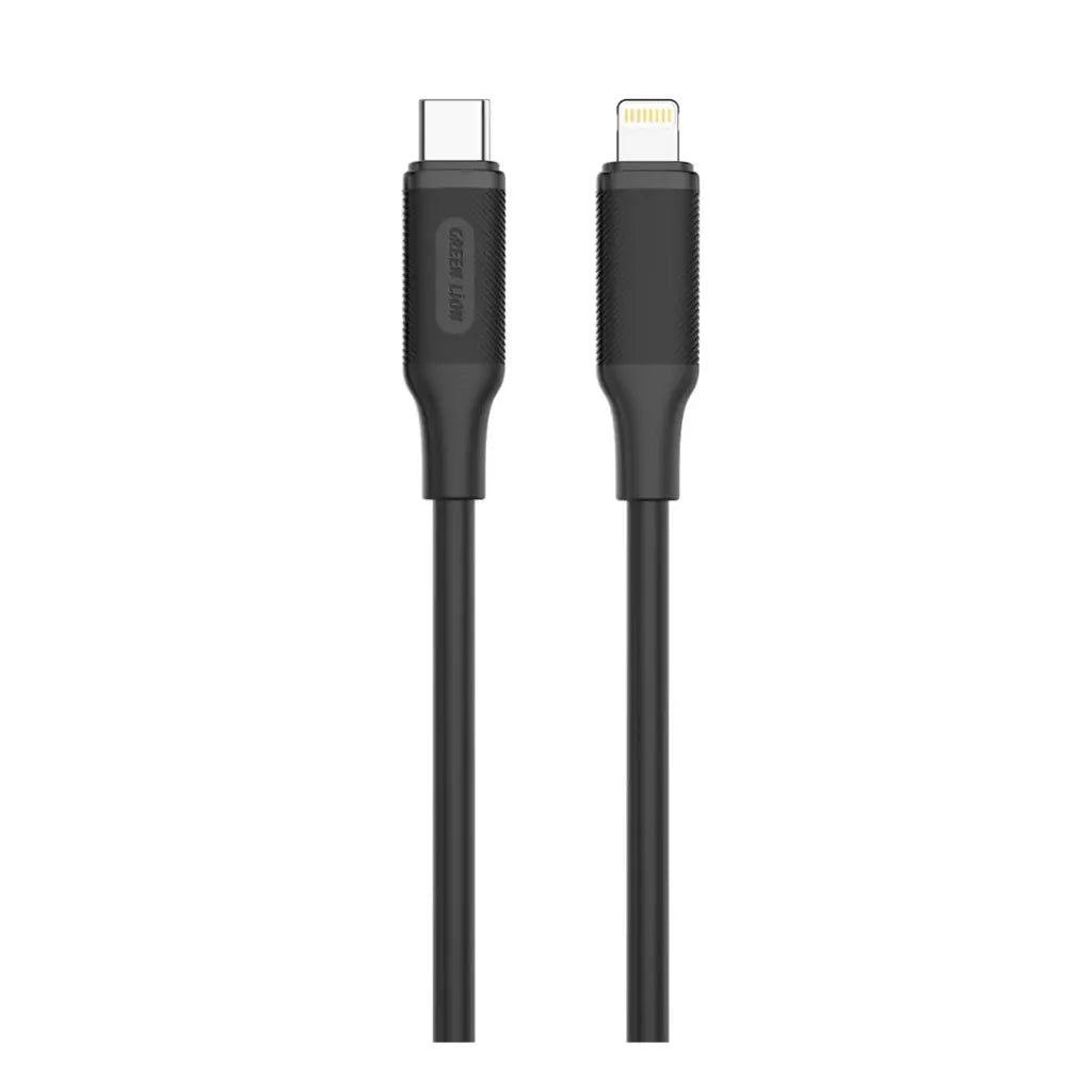Green Lion 40W Dual PD Wall Charger With USB-C To Lightning Cable 1m EU - Black (2)
