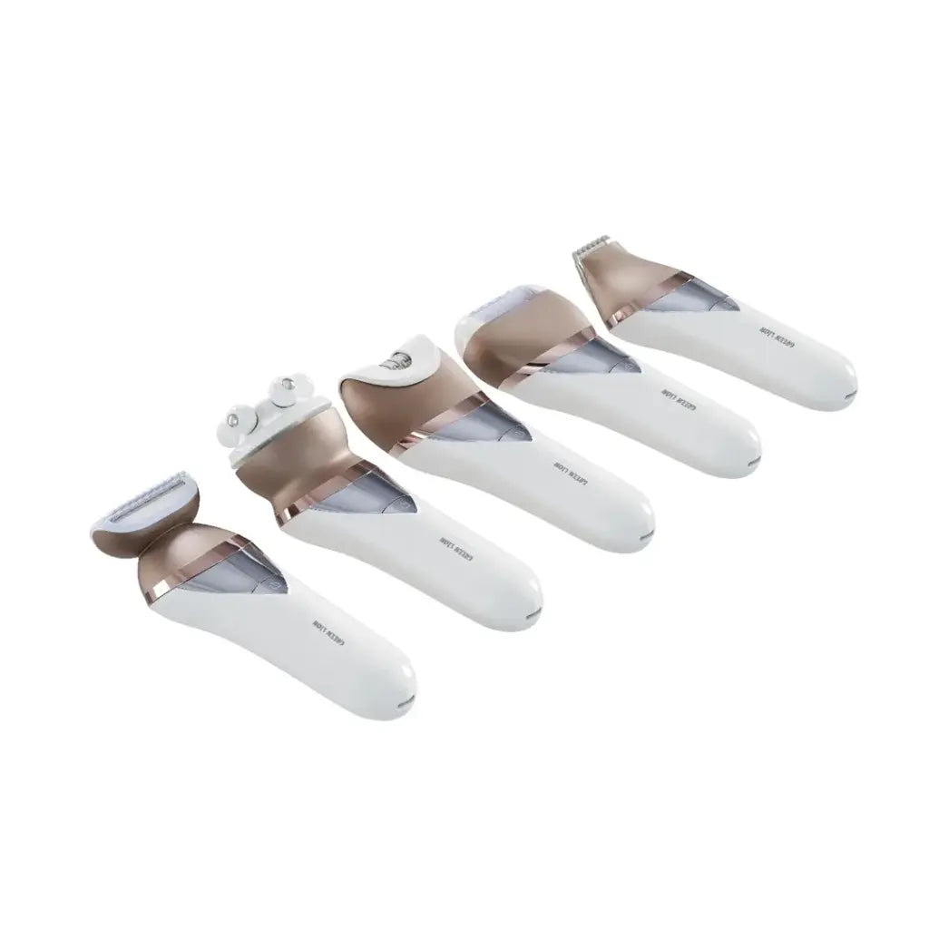 Green Lion 5 in 1 Cordless Epilator Kit - White (3)