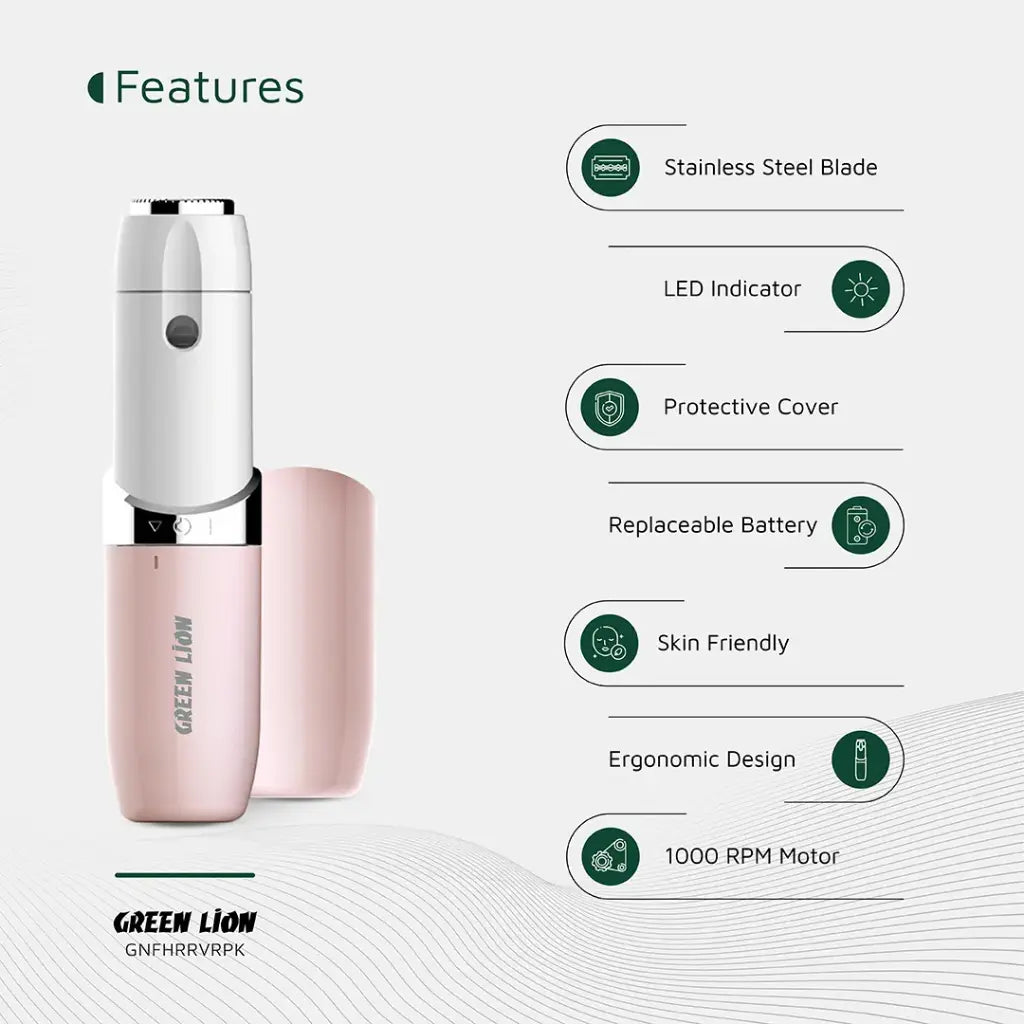 Green Lion Facial Hair Remover - Pink (3)