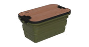 Green Lion Folding Basket With Built-In Table - Green