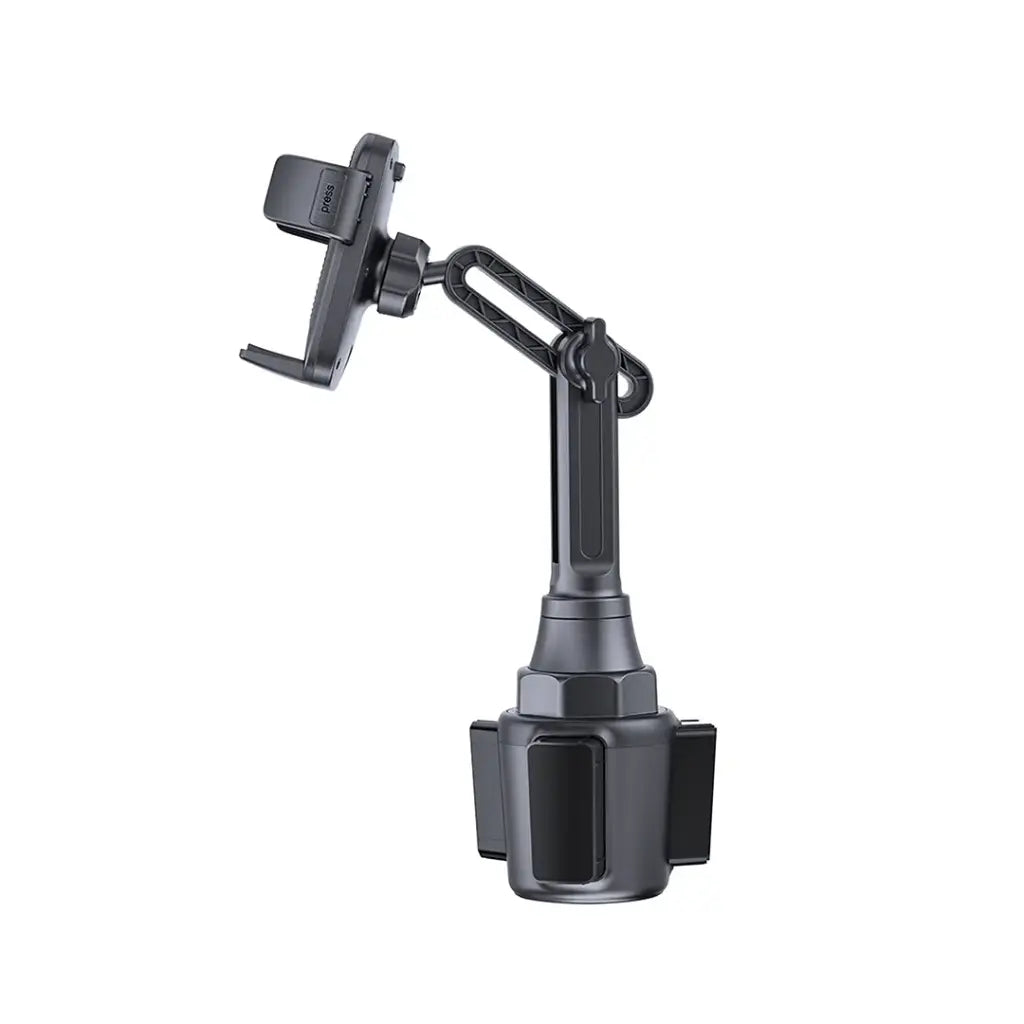 Green Lion GX-72 Car Cup Phone Holder - Black