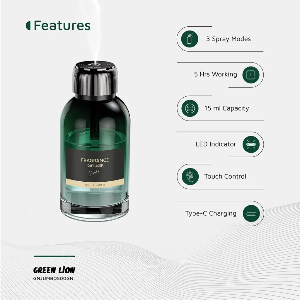 Green Lion Jumbo Fragrance Diffuser detail 1