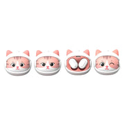 Green Lion Kitty Beats True Wireless Earbuds - White