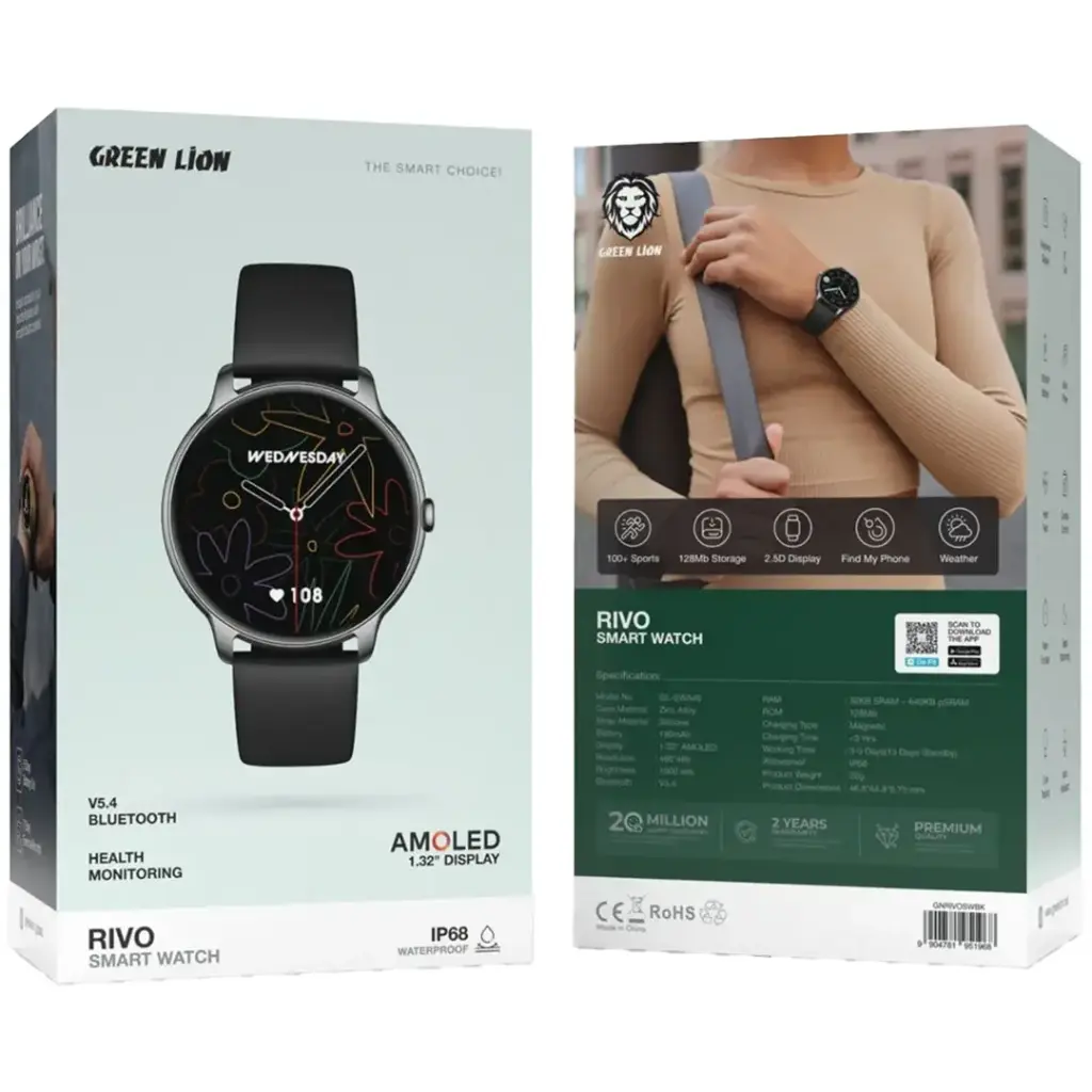 Green Lion Rivo Smart Watch - Pink