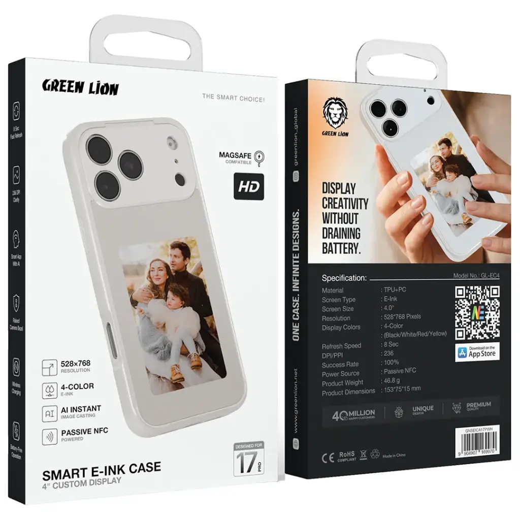 Green Lion Smart E-Ink Case iPhone 17 Pro Pro Max (8)