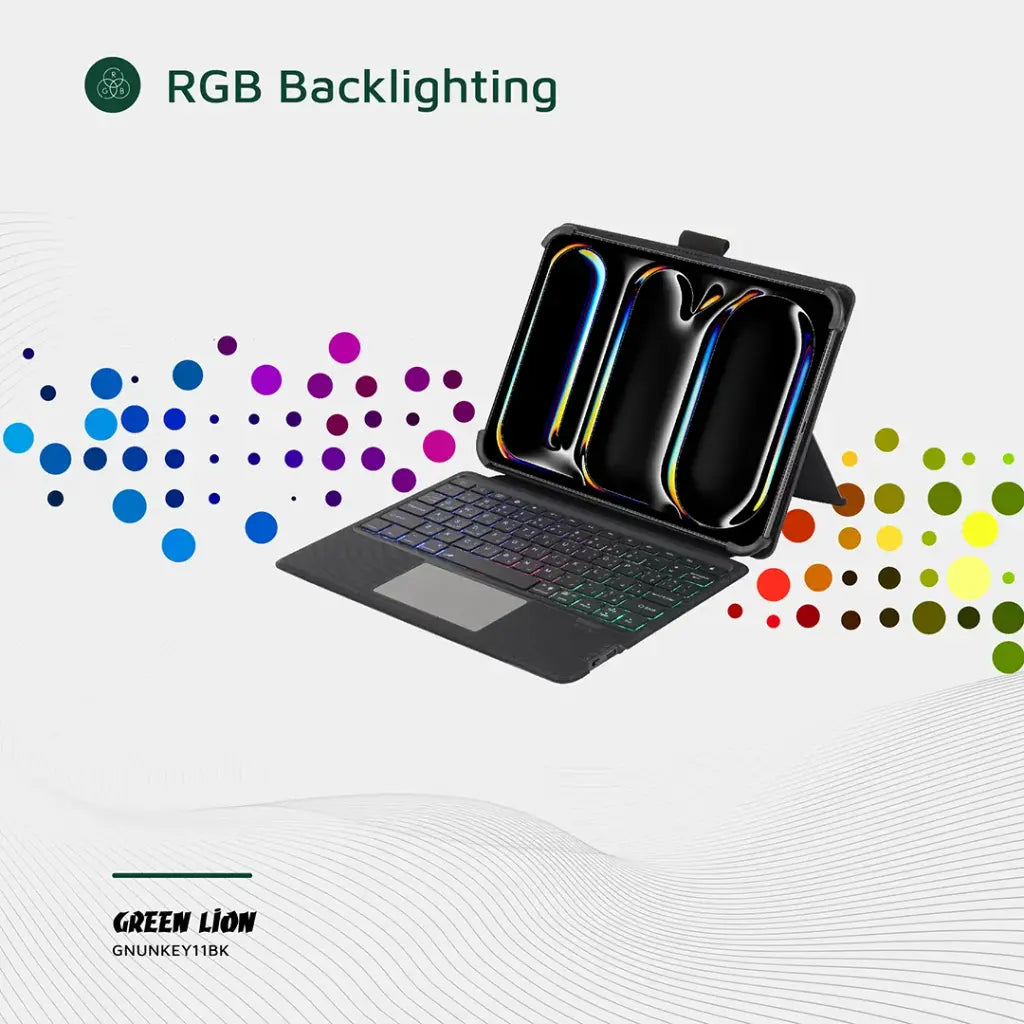 Green Lion Universal Smart Keyboard Case Black (4)