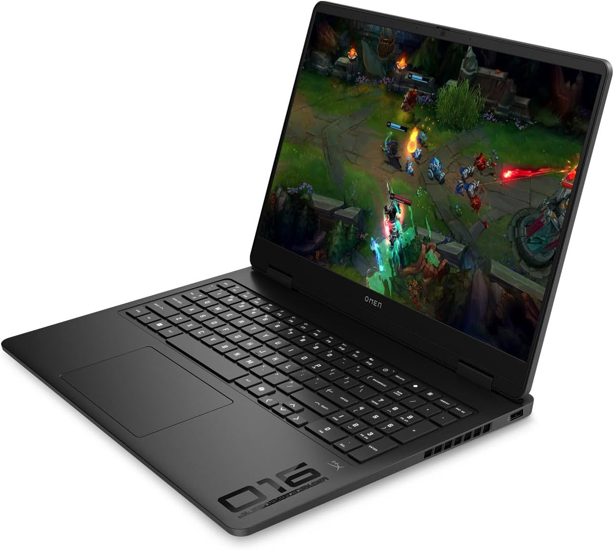 HP OMEN Slim 16-an0119nr left angle