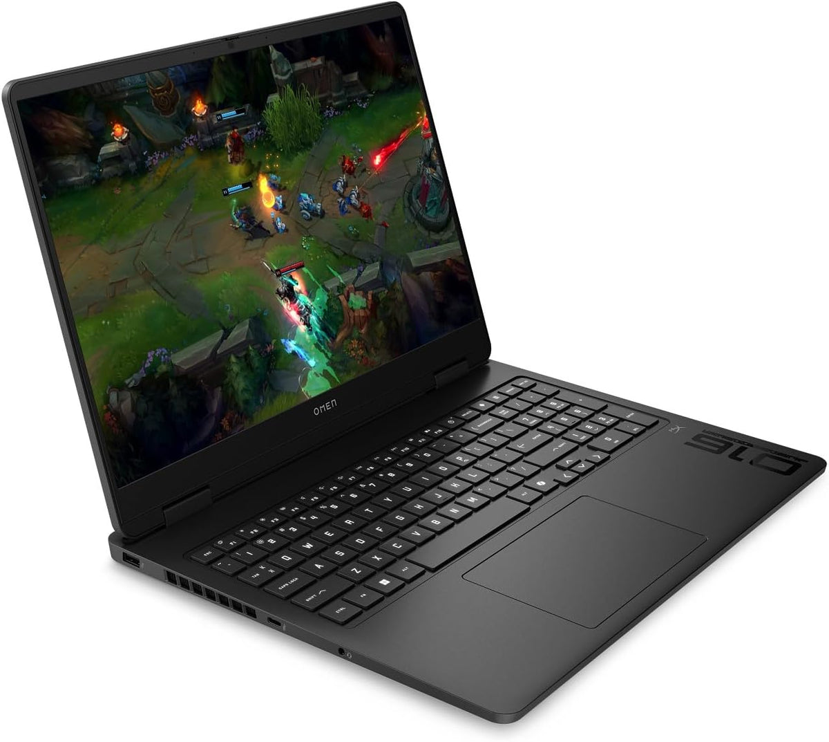 HP OMEN Slim 16-an0119nr angled front view