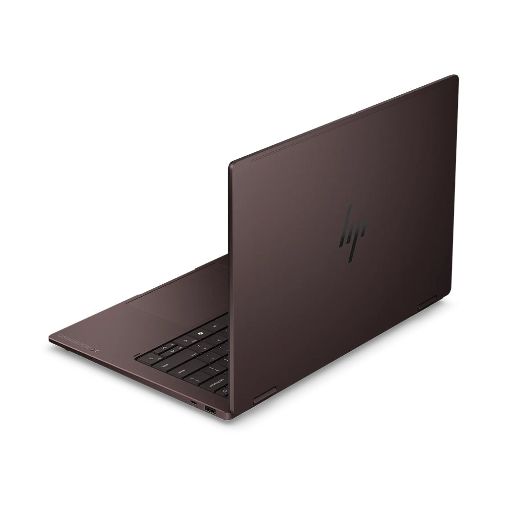 HP OmniBook X Flip 14 laptop keyboard view
