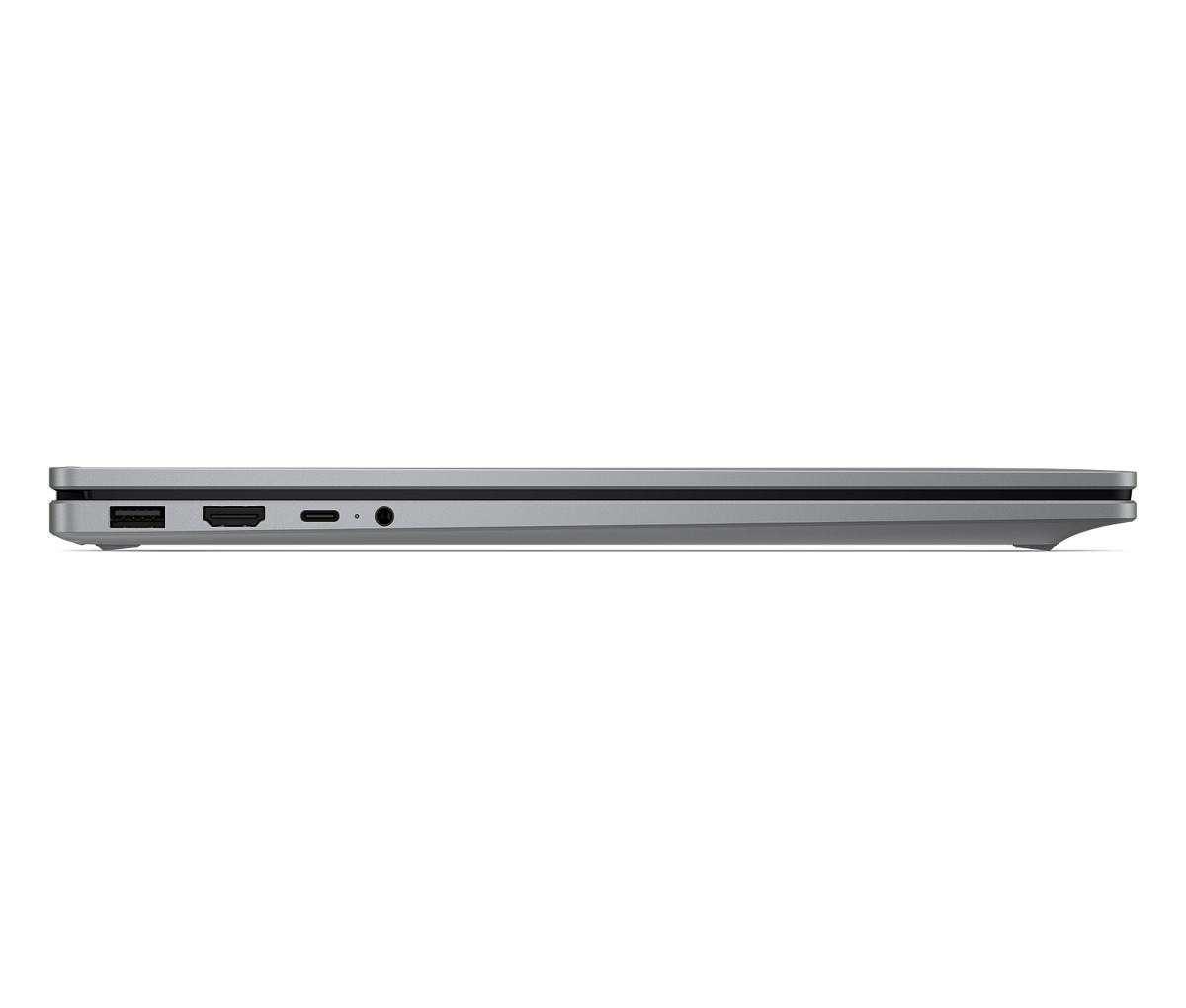 HP OmniBook X Flip 16 D31MPUA#ABA Meteor Silver left ports