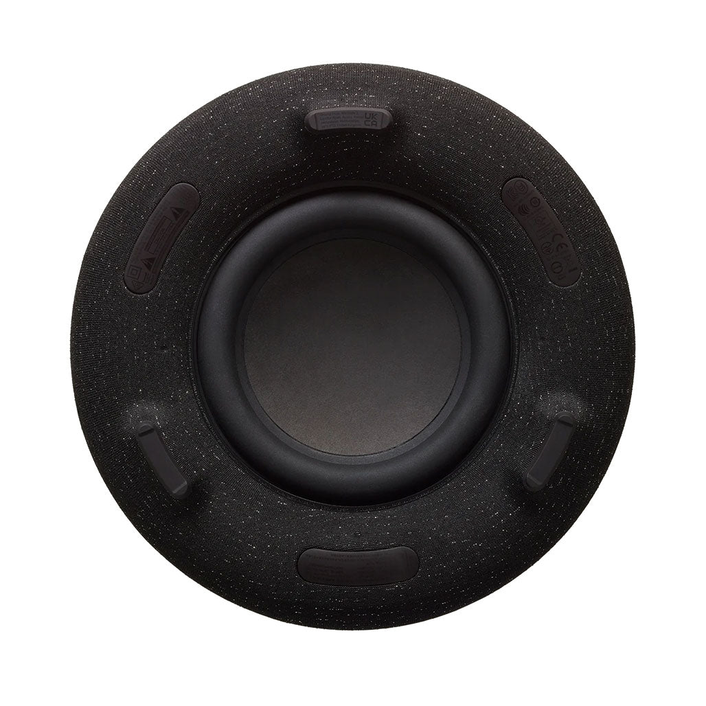 Harman Kardon Aura Studio 3 gold speaker angled view