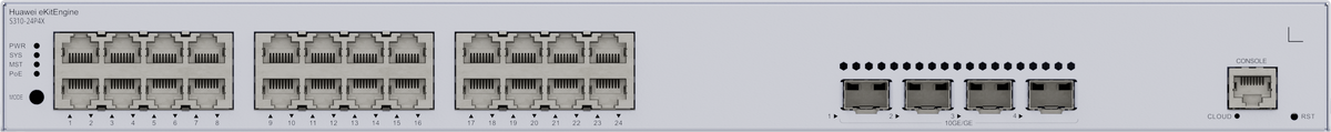 Huawei eKit S310-24P4X front panel