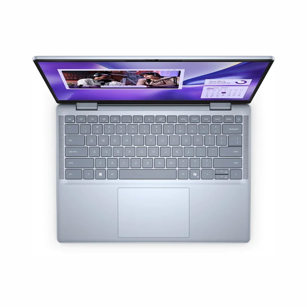 Dell Inspiron 14 Plus 7441 Copilot+ PC Ice Blue angle view