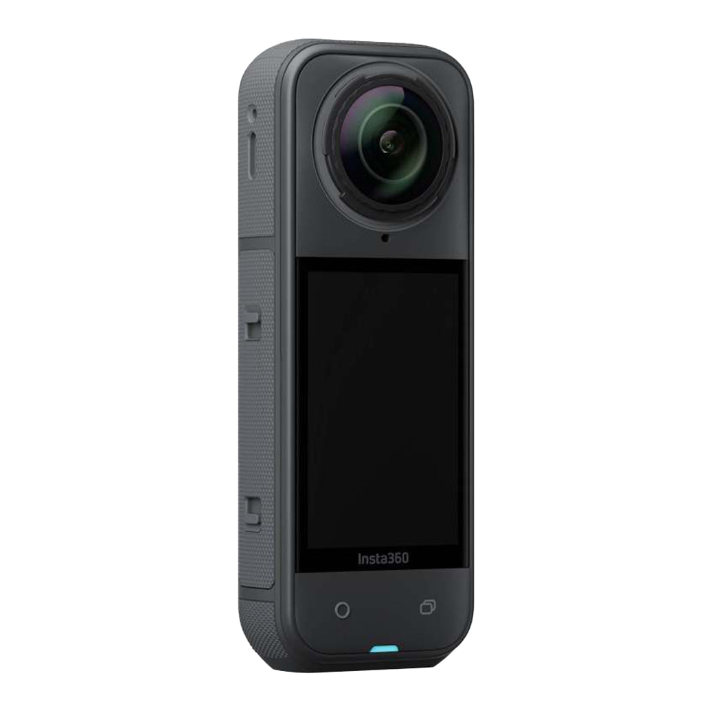 Insta360 X5 in use