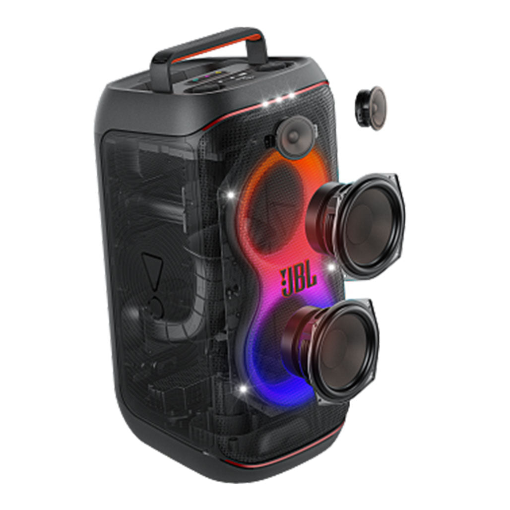 JBL PartyBox Club 120 speaker with foldable handle