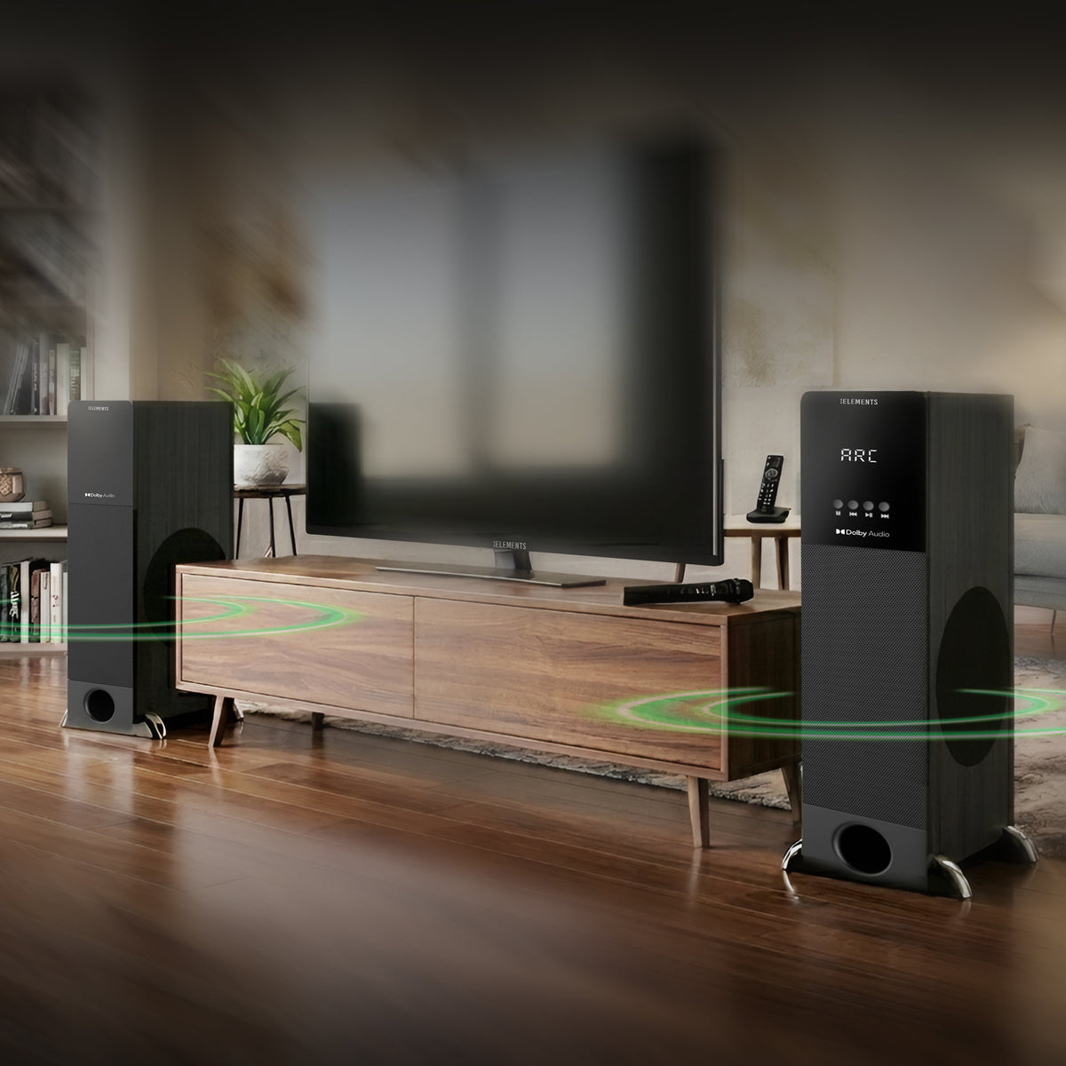 KB Elements EA406T 2.0 tower speaker system