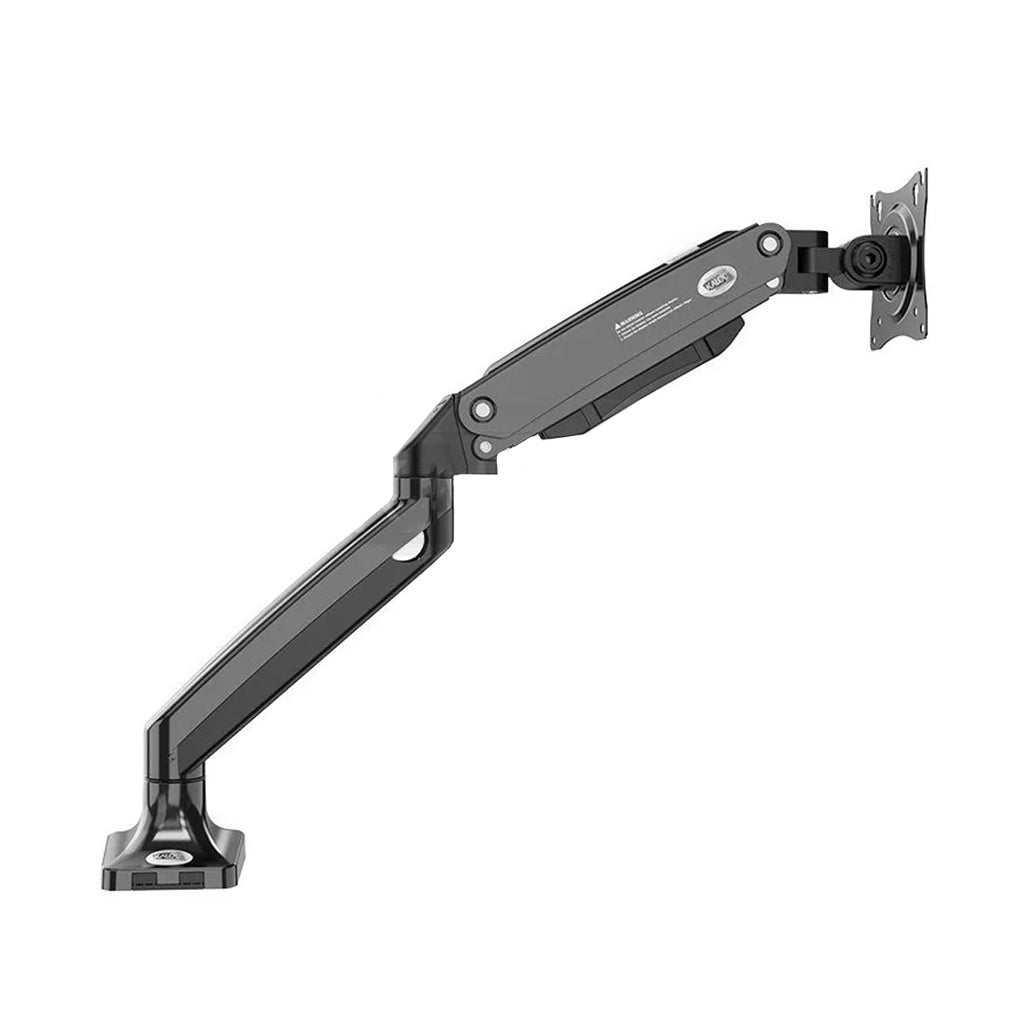 Kaloc DS110B monitor arm mounted view