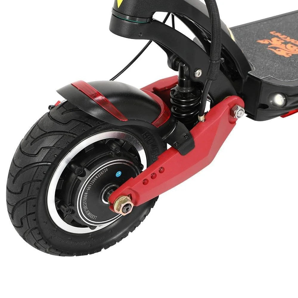 Kugoo Kirin G1 front suspension and wheel