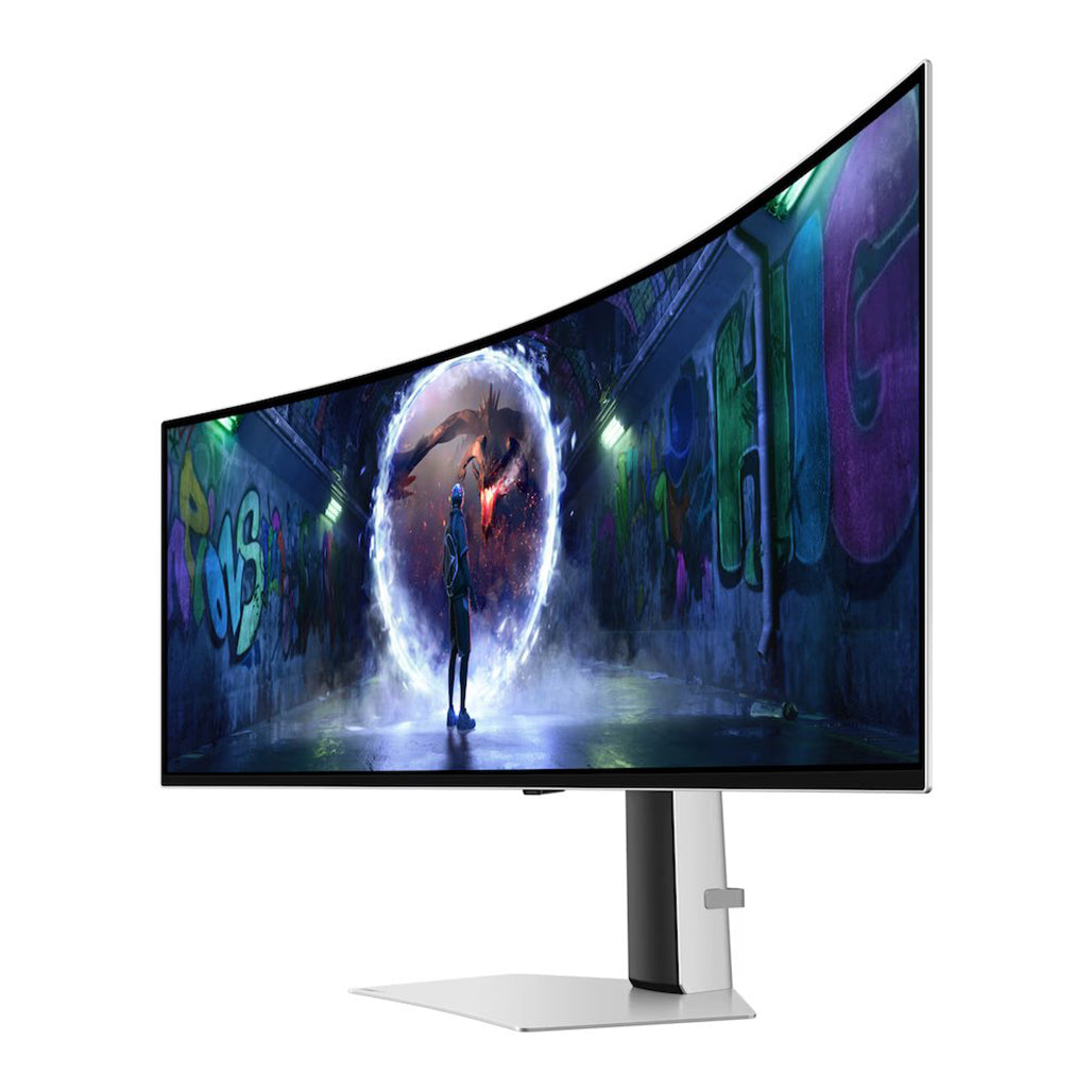 Samsung Odyssey OLED G9 curved side view