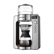 Lepresso Artisan Brew Automatic Pour-Over Brewing with Rotating Drip & Customized Settings - Silver