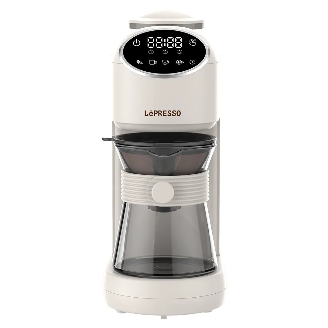 Lepresso Drip Lab Grind & Brew Automatic Coffee Machine - Beige