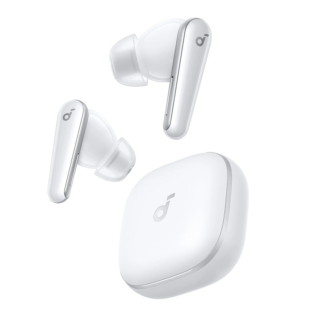 Soundcore Liberty 5 Noise-Cancelling Wireless Earbuds - White