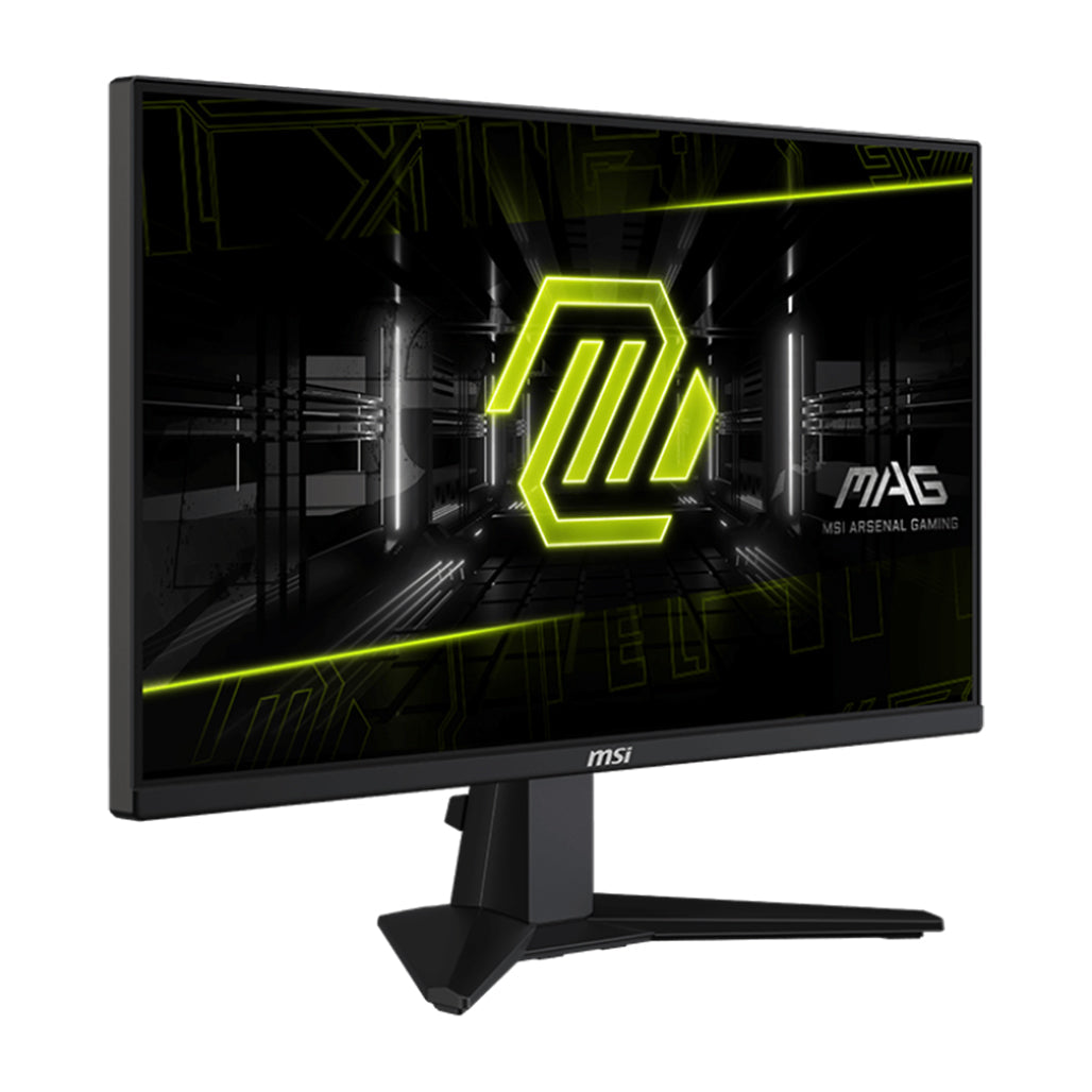 MSI MAG 255XF gaming monitor angle view